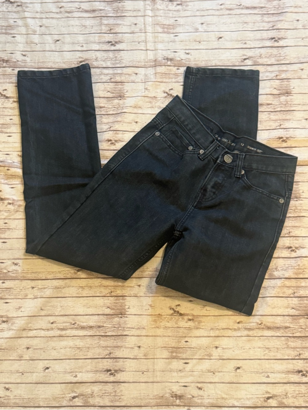 Boys Calvin Klein Dark Wash Jeans